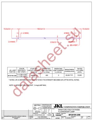 BF20185-25B datasheet  